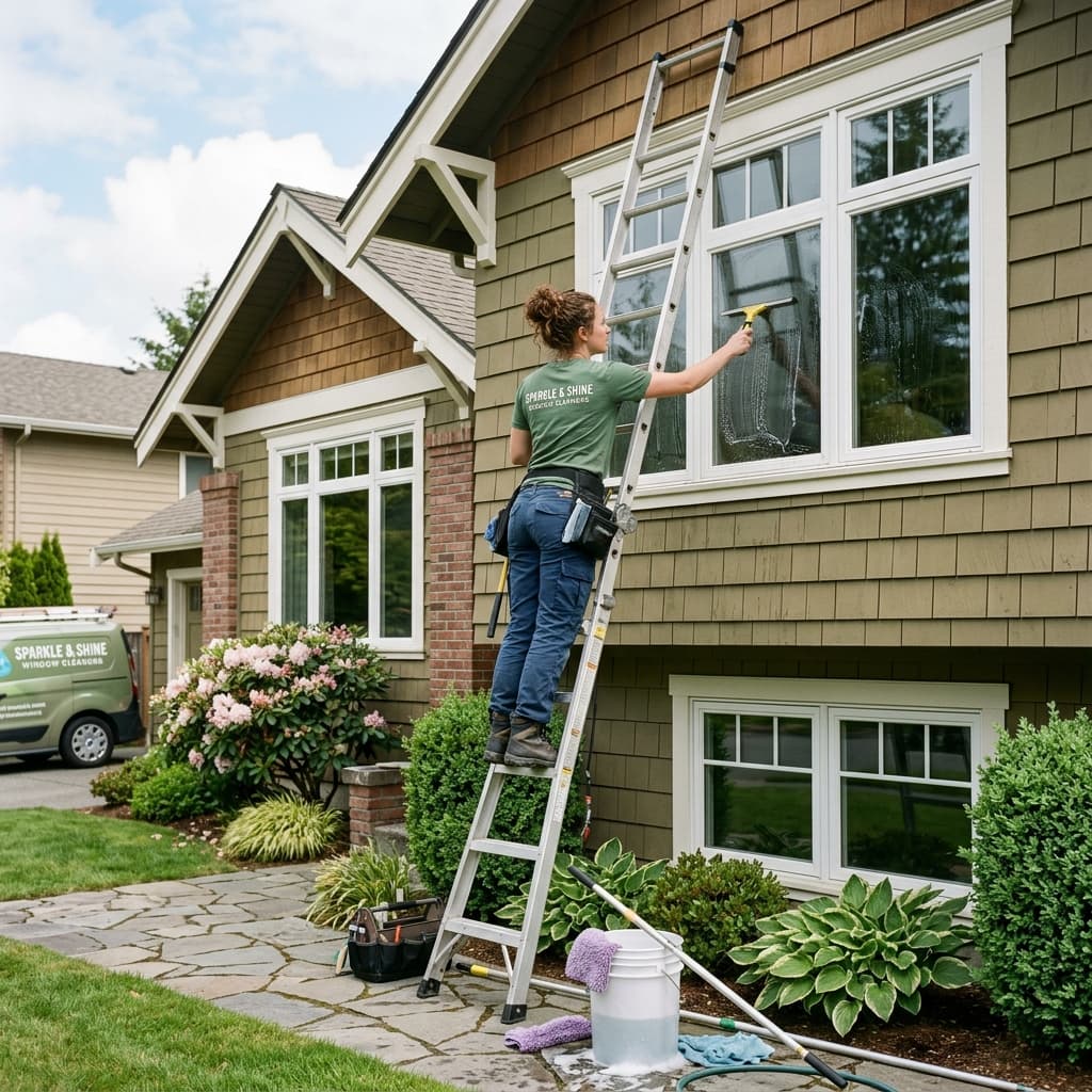 Intervention Lavage de Vitres Résidentiel