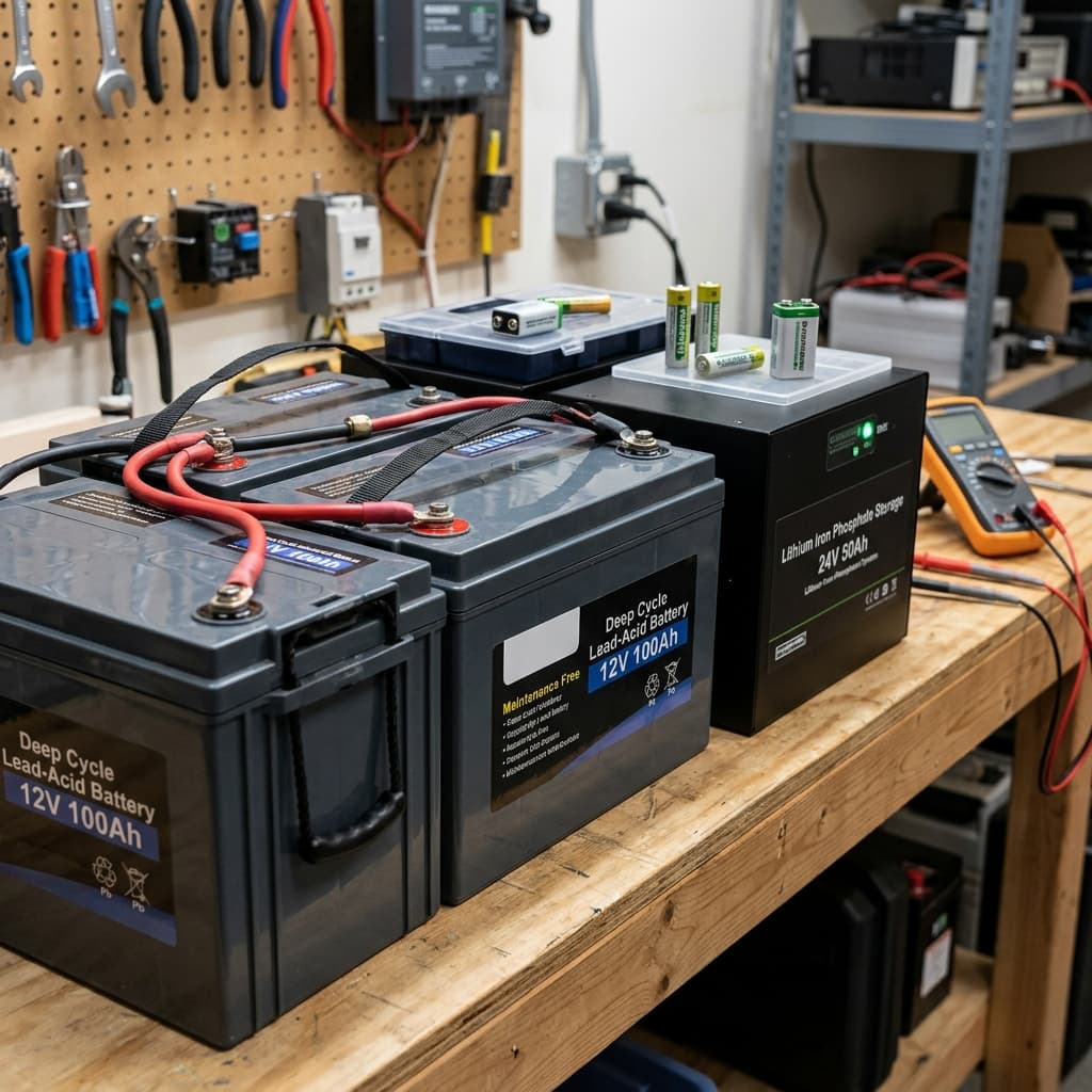 Intervention Batteries de Stockage Physique